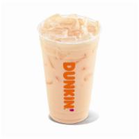 Peach Passion Fruit Dunkin' Coconut Refresher · Fruit-flavored drinks combined with coconutmilk and B Vitamins for a refreshing boost of ene...