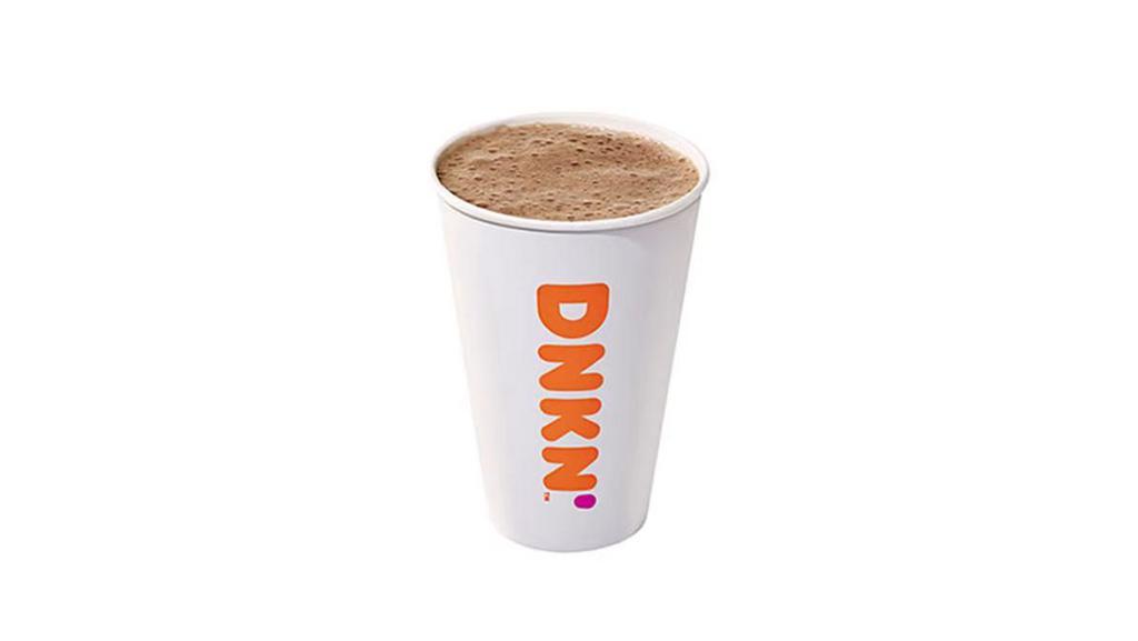 Hot Chocolate · Chocolate lovers from far and wide rave about our rich and delicious Hot Chocolate. It is the classic warm-you-up treat.

With a donut? Of course, we love the classics together.