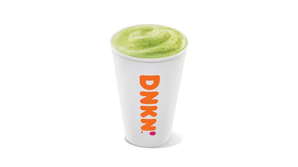Matcha Latte · Sweetened matcha green tea blended with steamed milk. Max 6 per order.