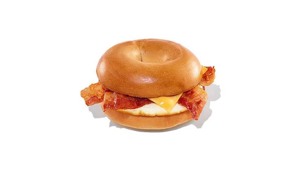 Bacon Egg And Cheese · Go the extra mile by bringing bacon to your Dunkin' Breakfast Sandwich. Bacon with egg and cheese, can you say, 