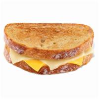 Grilled Cheese Melt · Toasted Sourdough bread with white cheddar and American cheese.