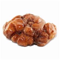 Apple Fritter · Glazed, laced with pure cinnamon and apple filling. Max 6 per order.