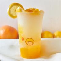 H5. Mango Lemon Slushy · comes with lychee jello