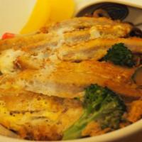 Chicken Udon · Chicken with vegetables.