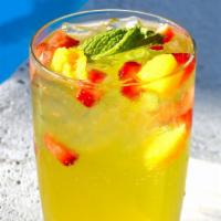 Mango Italian Soda  · Try Our RJ's Special Italian Soda made with seasonal fruits, mint, lime. !:) <Veggies and Fr...