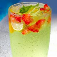 Kiwi Italian Soda  · Try Our RJ's Special Italian Soda made with seasonal fruits, mint, lime :)) <Veggies and Fru...