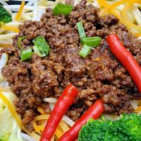 136. Hot & Spicy Meat Mixed Noodles / 香辣肉酱拌面 · 