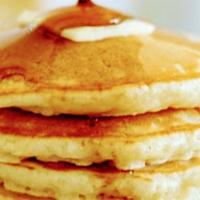 plain pancakes · plain pancake buttur and syrup