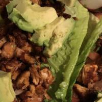 Taco Salad · crispy flour tortilla  bowl, choice of meat, refried beans, lettuce, guacamole, sour cream, ...