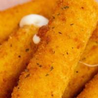 Cheese Sticks (6) · fried cheese sticks with ranch dipping sauce