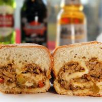 Boca Cheesesteak · With grilled onions, hot and sweet peppers.