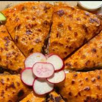 Pizza Birria (Small)  · Pizza Birria w/Side Of Salsa, Sour Cream, Onion & Cilantro and  8 oz Consome Broth. Serves f...