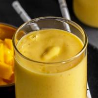 Fresh Mango Lassi · Classic Yogurt Dessert drink flavored with Mango.