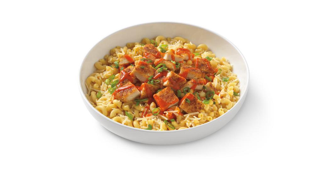 Buffalo Chicken Mac · Wisconsin Mac & Cheese with parmesan chicken, Frank’s RedHot® Buffalo Wings Sauce, parmesan  and green onions. . S