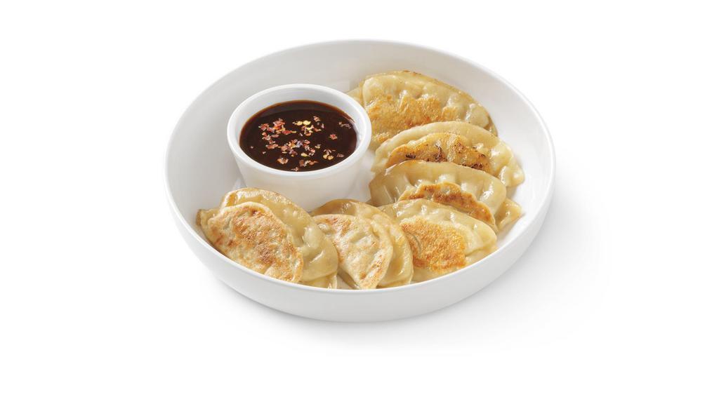 Potstickers · Chicken dumplings served with a soy dipping sauce. Order 3 or 6..