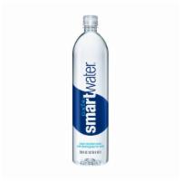 Smartwater · 1 Liter (33.8 oz) Smartwater is vapor distilled with added minerals for a pure, crisp taste!