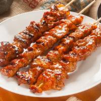 Chicken BBQ (each) · Sweet, salty, a tad spicy filipino-style kebob, thin sliced chicken marinated in filipino-st...