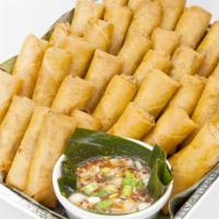 Lumpiang Shanghai · Lumpiang Shanghai (Egg Rolls) Half Tray Platter (100pcs)