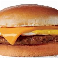 Sausage Breakfast Jack®  Combo · Includes hash browns and your choice of a large drink.