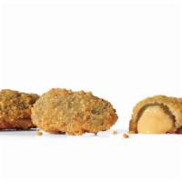 Stuffed Jalapenos (3) · Breaded spicy Jalapenos stuffed with blend of melted cheeses, served with Buttermilk Ranch D...