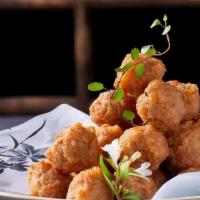 B75. Chiu Chow Deep-Fried Shrimp Balls · 