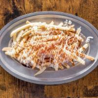Nojo Fries · Potato, Japanese okonomiyaki sauce, mayonnaise, red pepper