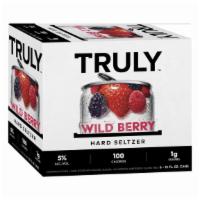 Truly Hard Seltzer Wild Berry (12 Oz X 6 Ct) · Truly Wild Berry blends the naturally sweet flavors of juicy strawberries, raspberries & bla...