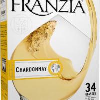 Franzia Chardonnay (5 L) · A crisp wine with a clean finish. Semi-dry and medium bodied. Serve chilled. Complements chi...