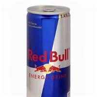 Red Bull · 8.4, 12 and 16 oz cans of Red Bull and Sugar Free Red Bull.