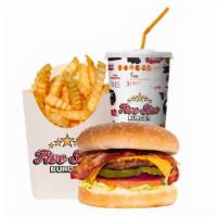 4. Star Bacon Combo · (Lettuce, Tomato, Onions, Pickles, Special Sauce, American Cheese, Bacon).