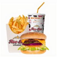 5. Avocado Burger Combo · (Lettuce, Tomato, Onions, Pickles, Special Sauce, Avocado, American Cheese).