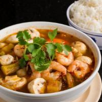 5. Tamarind Canh Chua Soup · Dinner Menu. Spicy hot and sour lemongrass soup, celery, pineapple chunks, mushrooms, beansp...