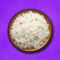  Plain Basmati Rice (Vegan) · Long grain aromatic basmati rice, steamed to perfection.