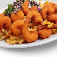BREADED SHRIMP PLATE · Succulent shrimp, breaded and quick-fried make this a simply delicious classic.