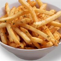 French Fries · Fish’s longtime partner, chips.  Russet potatoes, fried, served crispy and hot.  Psst…try th...