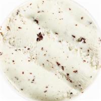 Freckled Mint Chocolate Chip (V) · Coconut and pure Oregon mint oil coalesce into a delicate, floral ice cream, freckled with o...