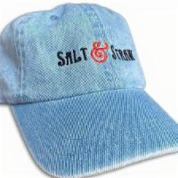 Salt & Straw Dad Hat Washed Denim · The perfect anytime cap. Featuring a broken-in fit, unstructured cotton, and an adjustable b...