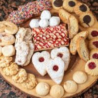 Cookies by the pound (1 lb) · Assorted tea cookies. Cookies and amount may vary slightly depending on weight. All cookies ...