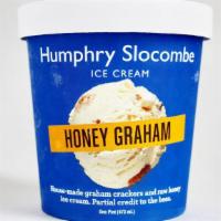 Humphry Slocombe Honey Graham · Raw blackberry honey ice cream with house-made graham crackers folded in. Contains gluten, d...