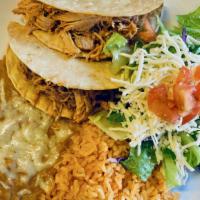 Crispy Tacos Lunch Platter · 2 pieces.