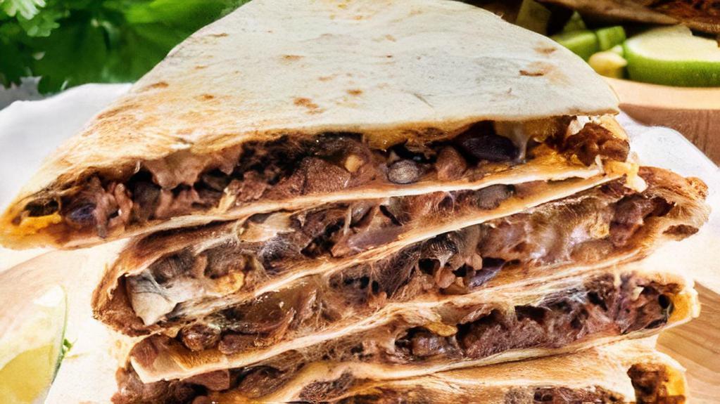 Meat Quesadilla · Cheese quesadilla with your choice of meat
