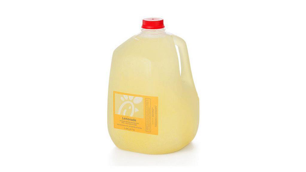 Gallon Chick-Fil-A® Lemonade · Classic lemonade using three simple ingredients: real lemon juice—not from concentrate, cane sugar, and water.
