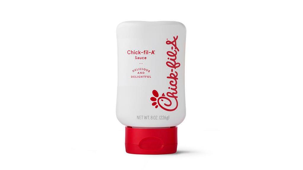8Oz Chick-Fil-A® Sauce · An 8-ounce, squeezable bottle of our classic dipping sauce with notes of mustard and a smoky tang.