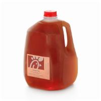 Gallon Chick-Fil-A® Iced Tea (1/2 Sweet Tea, 1/2 Unsweet Tea) · A gallon beverage container filled with ½ of our freshly-brewed sweet tea and ½ of our fresh...