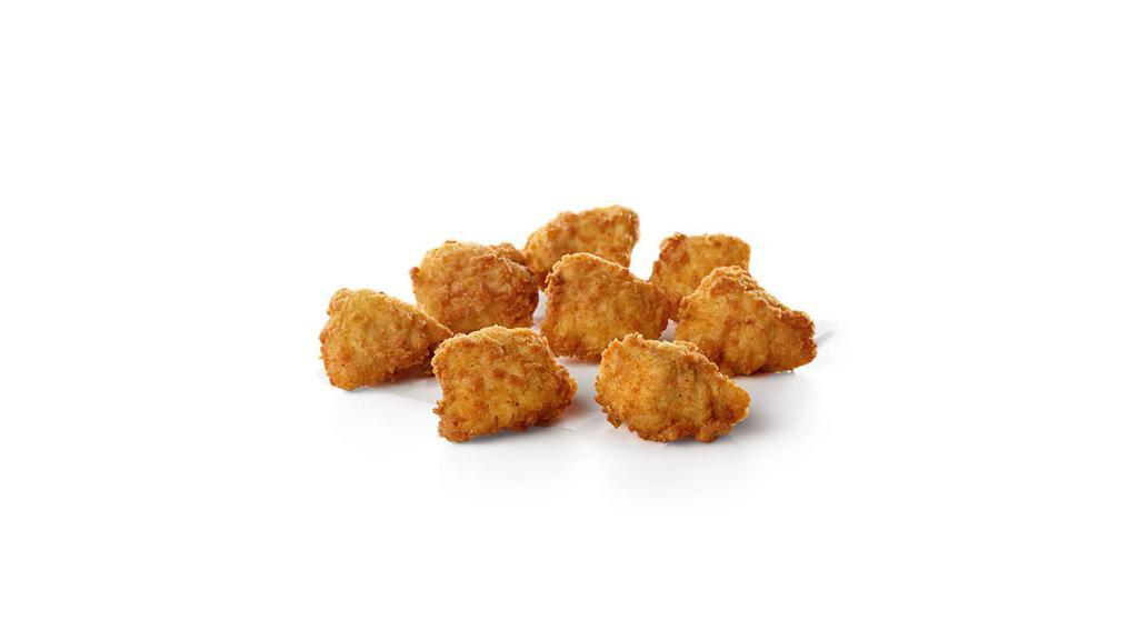 Chick-Fil-A® Nuggets · Bite-sized pieces of boneless chicken breast, seasoned to perfection, freshly breaded and pressure cooked in 100% refined peanut oil. Available with choice of dipping sauce.