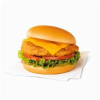 Chick-Fil-A® Deluxe Sandwich · A boneless breast of chicken seasoned to perfection, freshly breaded, pressure cooked in 100...