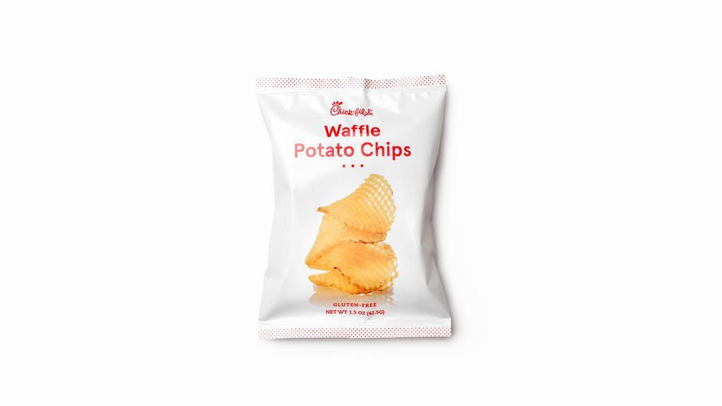 Waffle Potato Chips · Kettle-cooked waffle cut potato chips Sprinkled with Sea Salt.
