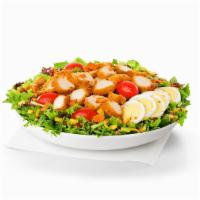 Cobb Salad · Chick-fil-A® Nuggets, freshly breaded and pressure-cooked, sliced and served on a fresh bed ...