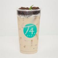 Potted Milk Tea · Roasted Oolong Milk Tea topped off with Oreo Bits; shake it and you'll get a flavorful sip o...
