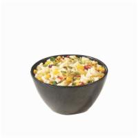 Campero Rice · Seasoned Rice with Corn, Roasted Peppers & Onions